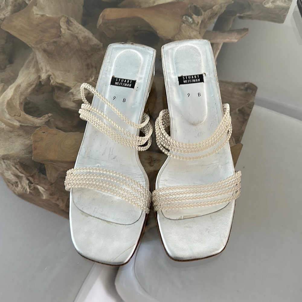 Stuart Weitzman classic clear sandals
